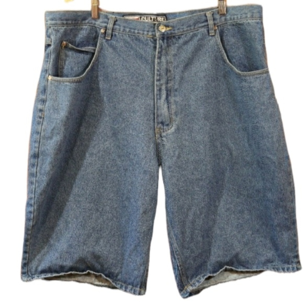 Culture Jean's Jean Shorts Baggy Streetwear Hip Hop Vintage Y2k 90s 44